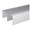 Ferrures P100 pour portes de meubles Rail haut P100 argent satiné 5M14