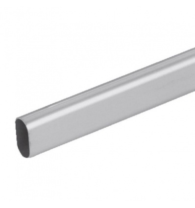 Tubes aluminium pour tube de penderie 30 x 15 mm