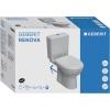 Pack WC au sol Renova avec sortie horizontale et abattant Duroplast standard