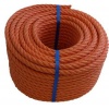 Cordage polypropylène coloris orange diamètre 14 mm en rouleau de 50 ml