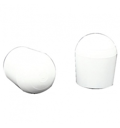 EMBOUT ENVELOPPANT PERGA BLANC ROND Diamètre extérieur 18 mm