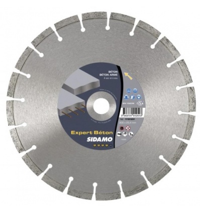 Disque à tronçonner diamant Expert béton diamètre 300 mm épaisseur 28 mm alésage 254 mm