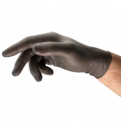 Gants à usage unique Touch N Tuff 93250 anthracite boite de 100 taille 859