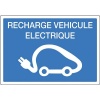 Panneau rigide Recharge véhicule électrique dimensions 330 x 200 mm