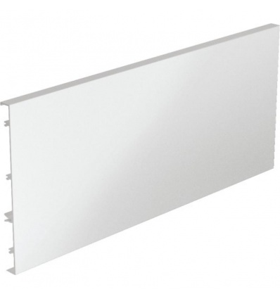 Paroi arrière en aluminium recoupable pour hauteur de profil 218 mm longueur 2000 mm coloris blanc