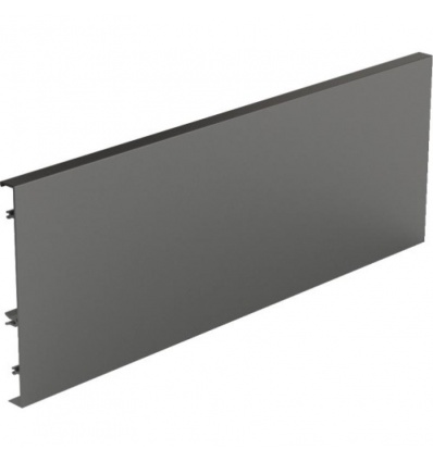 Paroi arrière en aluminium recoupable pour hauteur de profil 186 mm longueur 2000 mm coloris anthracite