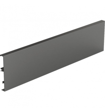 Paroi arrière en aluminium recoupable pour hauteur de profil 126 mm longueur 2000 mm coloris anthracite