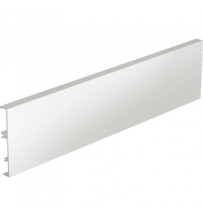 Paroi arrière en aluminium recoupable pour hauteur de profil 126 mm longueur 2000 mm coloris blanc