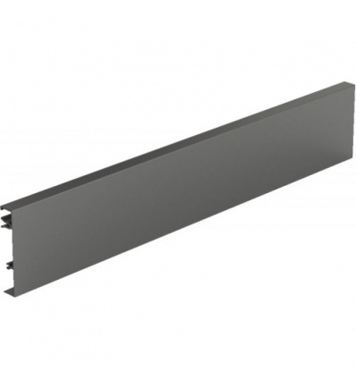 Paroi arrière en aluminium recoupable pour hauteur de profil 94 mm longueur 2000 mm coloris anthracite