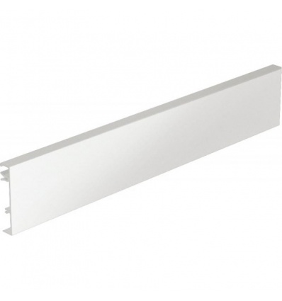 Paroi arrière en aluminium recoupable pour hauteur de profil 94 mm longueur 2000 mm coloris blanc