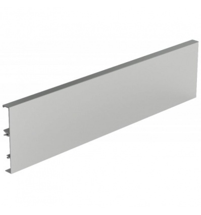 Paroi arrière en aluminium recoupable pour hauteur de profil 94 mm longueur 2000 mm coloris argent