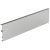 Paroi arrière en aluminium recoupable pour hauteur de profil 94 mm longueur 2000 mm coloris argent