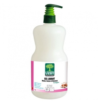 Gel lavant mains corps cheveux bidon de 1 litre