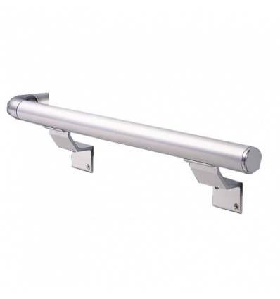 Coude aluminium ajustable anodisé laqué blanc RAL 9010