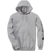 Sweat sleeve hooded gris clair taille XXL