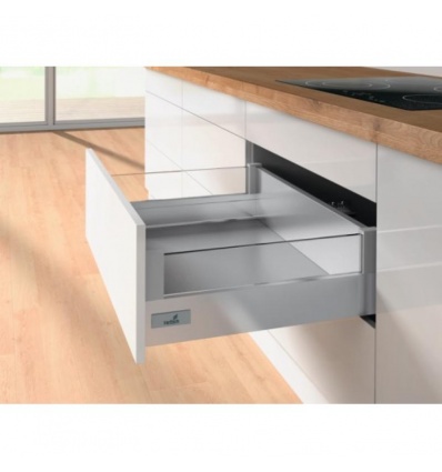 Tiroir IA casserolier avec designside complet hauteur 144 push to open longueur 420mm x largeur 400