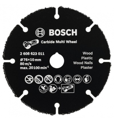 Disque à concrétion carbure Multiwheel Ø76mm