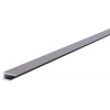 Profil dangle alu en U 1220 x 3 mm aluminium pour panneau composite