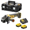 Meuleuse XR 18V Brushless Dewalt DCG405NT 2 batteries 50 Ah chargeur TSTAK