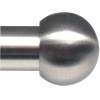 Embouts dextrémité diamètre 28 mm finition nickel mat style Boule ligne Tendance