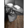 Ensemble Le Mans II 2 plateaux Arena Style fond blanc ice white L450 sens droite axe H600750mm sans amortisseur