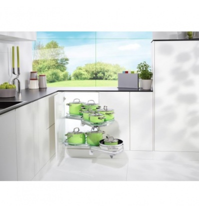 Ensemble Le Mans II 2 plateaux Arena Style fond blanc ice white L450 sens droite axe H720900mm sans amortisseur