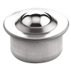 Bille de manutention inox Ø 22 mm à socle cylindrique inox Ø 4536 mm à simple emboîtement charge maxi 100kg