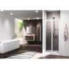 Paroi de douche plianteescamotable Riviera 20 S extensible 7884 cm Profilé blanc et verre transparent