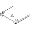 Equerre de raccordement Concepta raccordement des panneaux 2 portes longueur 650 mm