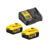 Pack Dewalt DCB115P2 2 batteries 18 V XR LIION 50 Ah chargeur XR multivoltage carton