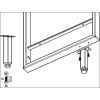 Pieds réglables pour étagères YouK hauteur 100 mm pour les profindeur 320 mm