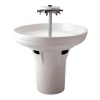 Pied pour lavabo Circulaire Ht 50 blanc