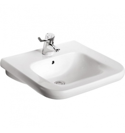 lavabo autoportant Matura2 60X55 avec trop plein blanc