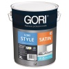 Peinture acrylique murs et plafonds Goristyle satin blanc bidon de 3l