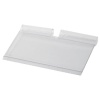 Étui étiquette plastique transparent largeur 53 x Hauteur 52 cm