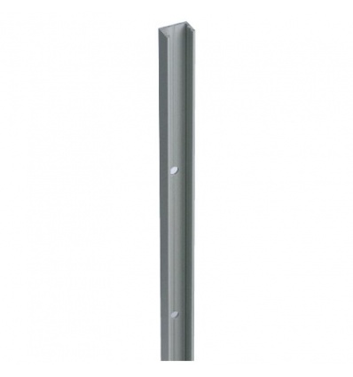 Profil simple CROS pour habillage tertiaire mural ligne Wall aluminium brut longueur 3000 mm