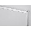 Profil simple CROS pour habillage tertiaire mural ligne Wall aluminium brut longueur 3000 mm