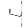 Serrures antipanique crossbar CP 200 coupefeu 2 points haut et bas finition gris ral 9006