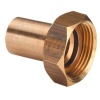 Raccord 2 pièces bronze mâle CU35 écrou 40x49 338541