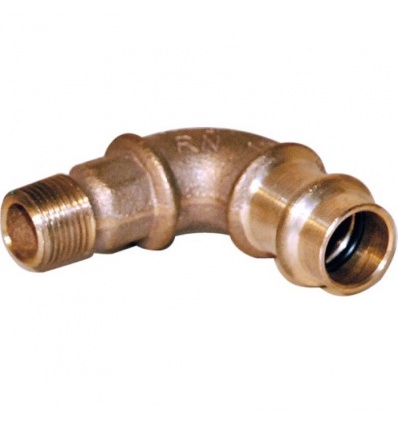 Coude bronze 90 cuivre D16 filetage 15x21 444013