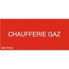 ETIQUETTE CHAUFF GAZ ROUGEBL