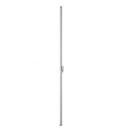 Crémone pompier à poignée rotative en applique finition blanc 3000 mm pour menuiserie bois aluminium ou PVC 334