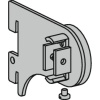 Support court CPCA SP pour barre de charge 36 x 18 pour crémaillère pas de 37 mm acier chromé milieu