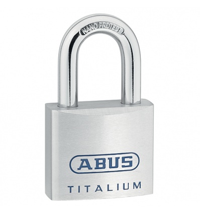 Cadenas titalium en aluminium, en 60 mm, anse 11 mm livré avec 2 clés, varié