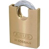 Cadenas laiton Abus en 50 mm avec anse 8 mm cémenté verrouillée . 2 clés