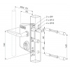 SERRURE PORTAIL BATTANT LAKQ 60 U2 ARG