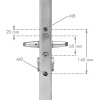 SERRURE PORTAIL BATTANT LAKQ 60 U2 ARG