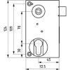 Serrure pour grille et portail réf 10239DZB