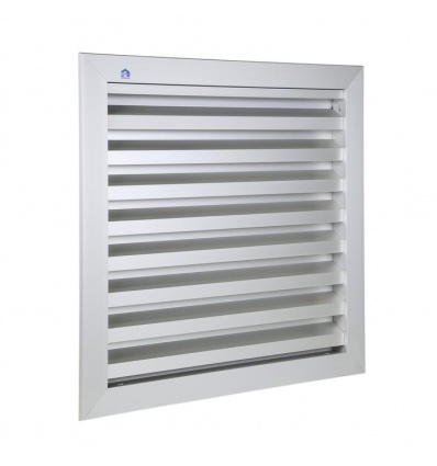 Grille de ventilation Renson 400 x 400 mm aluminium gris