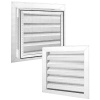 Grille de ventilation Renson 400 x 400 mm aluminium gris